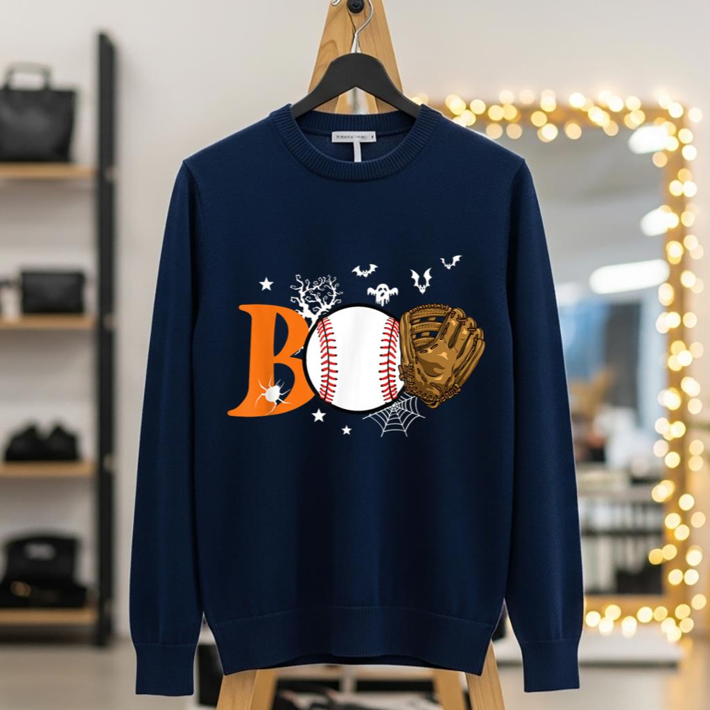 Boo Baseball Halloween Player Catcher Pitcher Spooky Season - Image 5