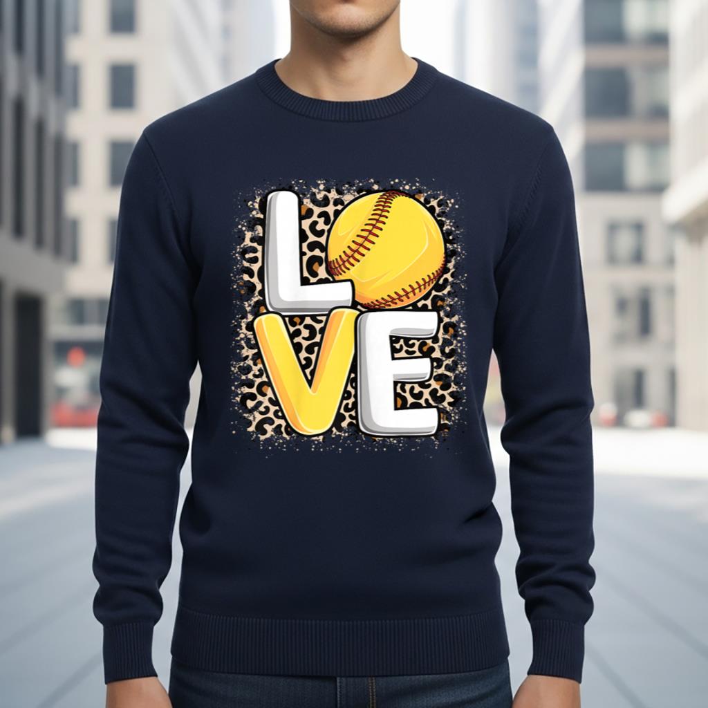 Cute Love Softball Women Girls Softball Lover - Image 6