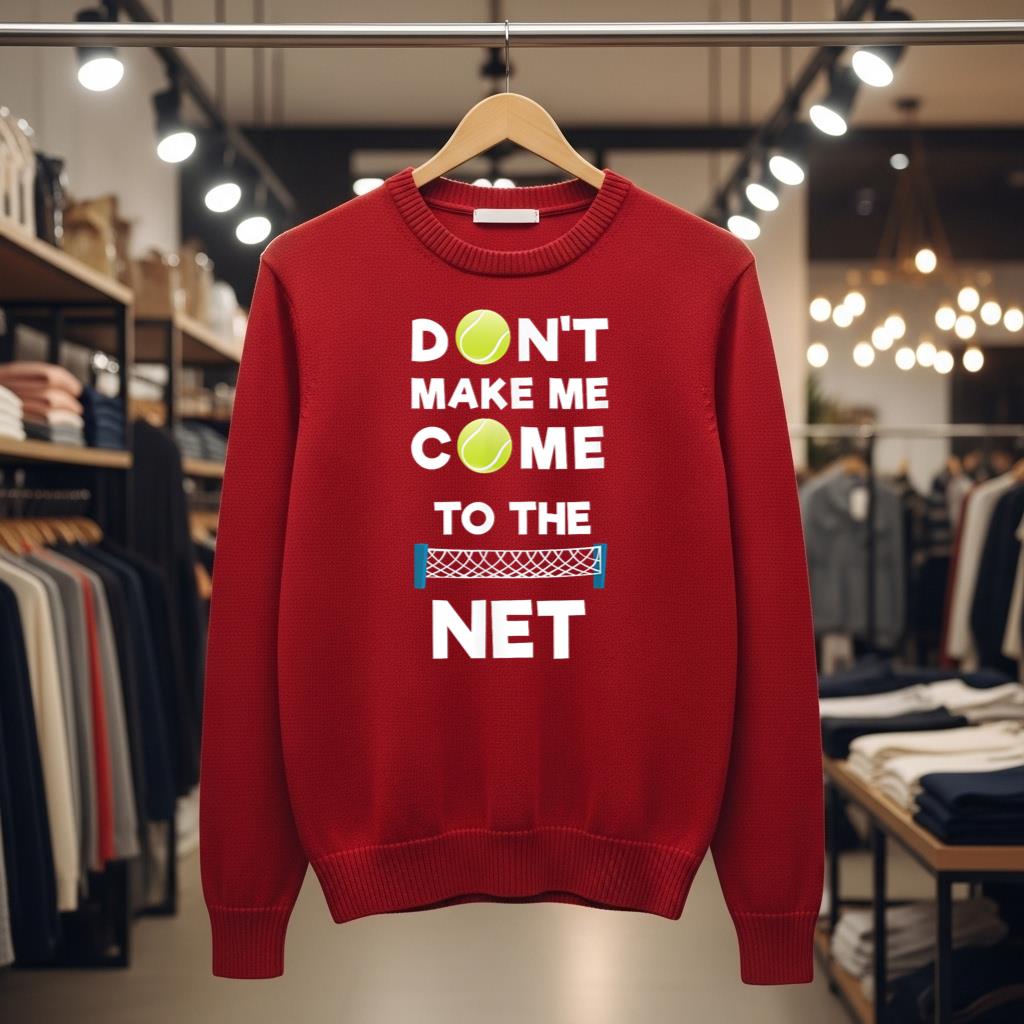 Don't Make Me Come To The Net I Love Tennis - Image 3