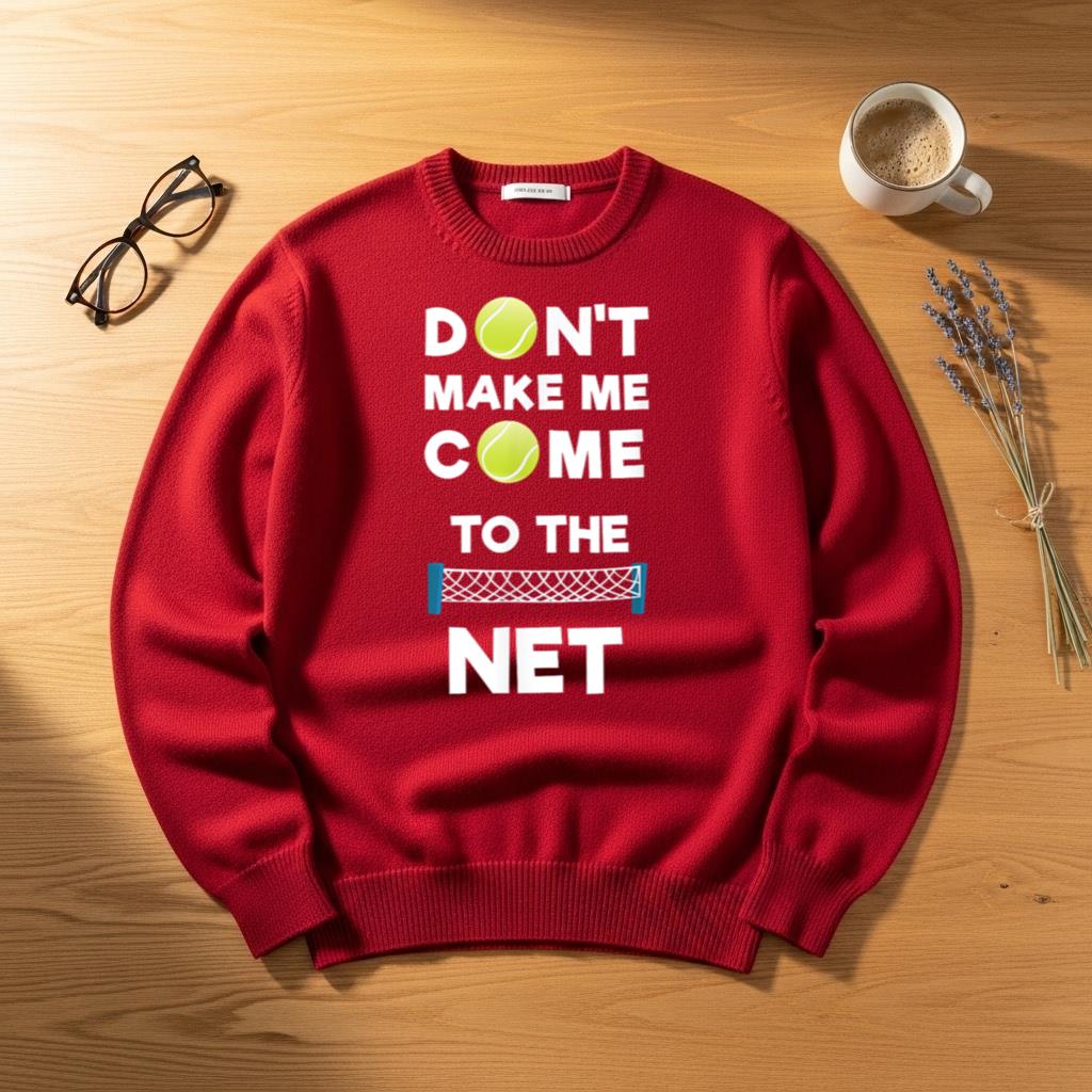 Don't Make Me Come To The Net I Love Tennis - Image 4