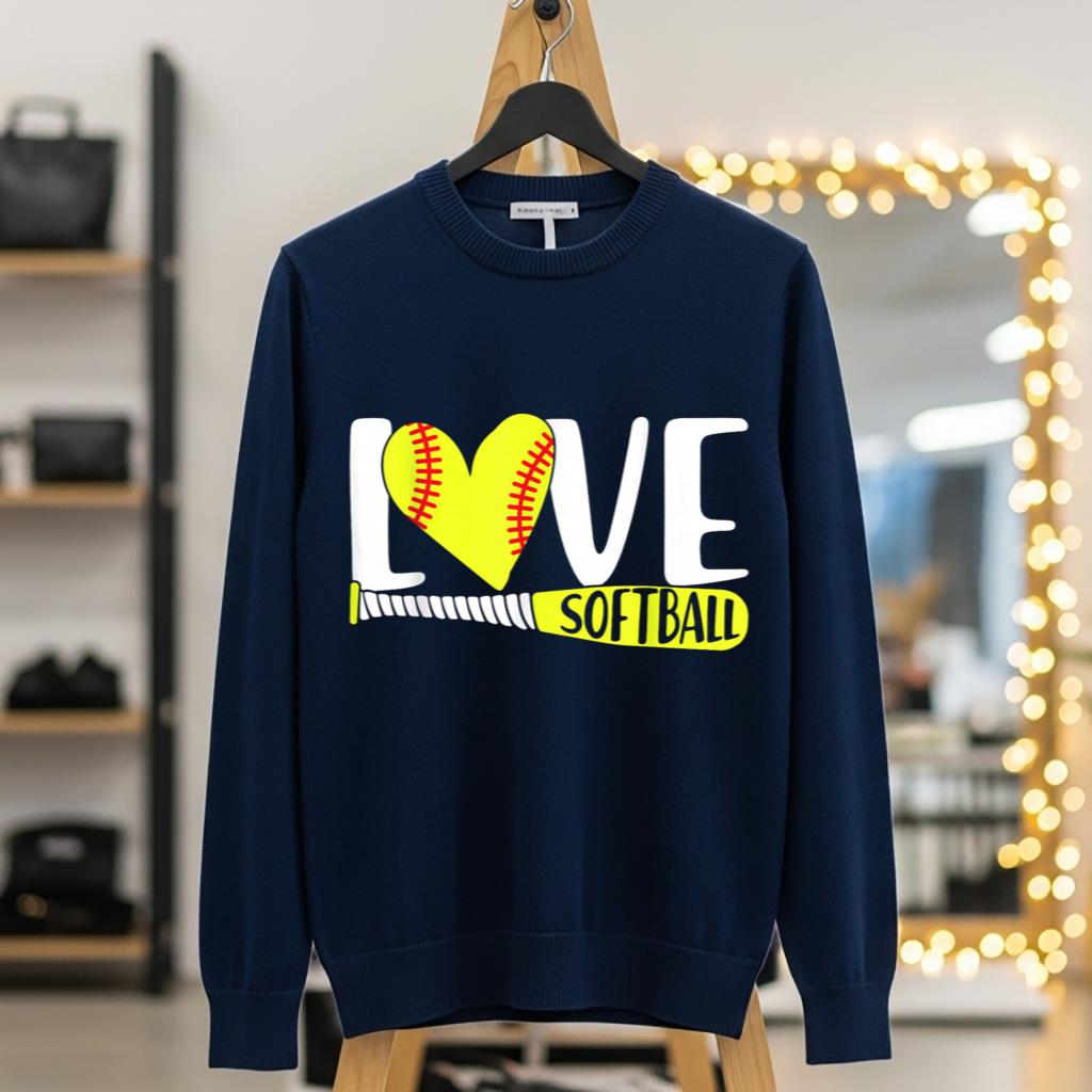 Funny Girls Softball Love Softball Cool Girls Softball - Image 5