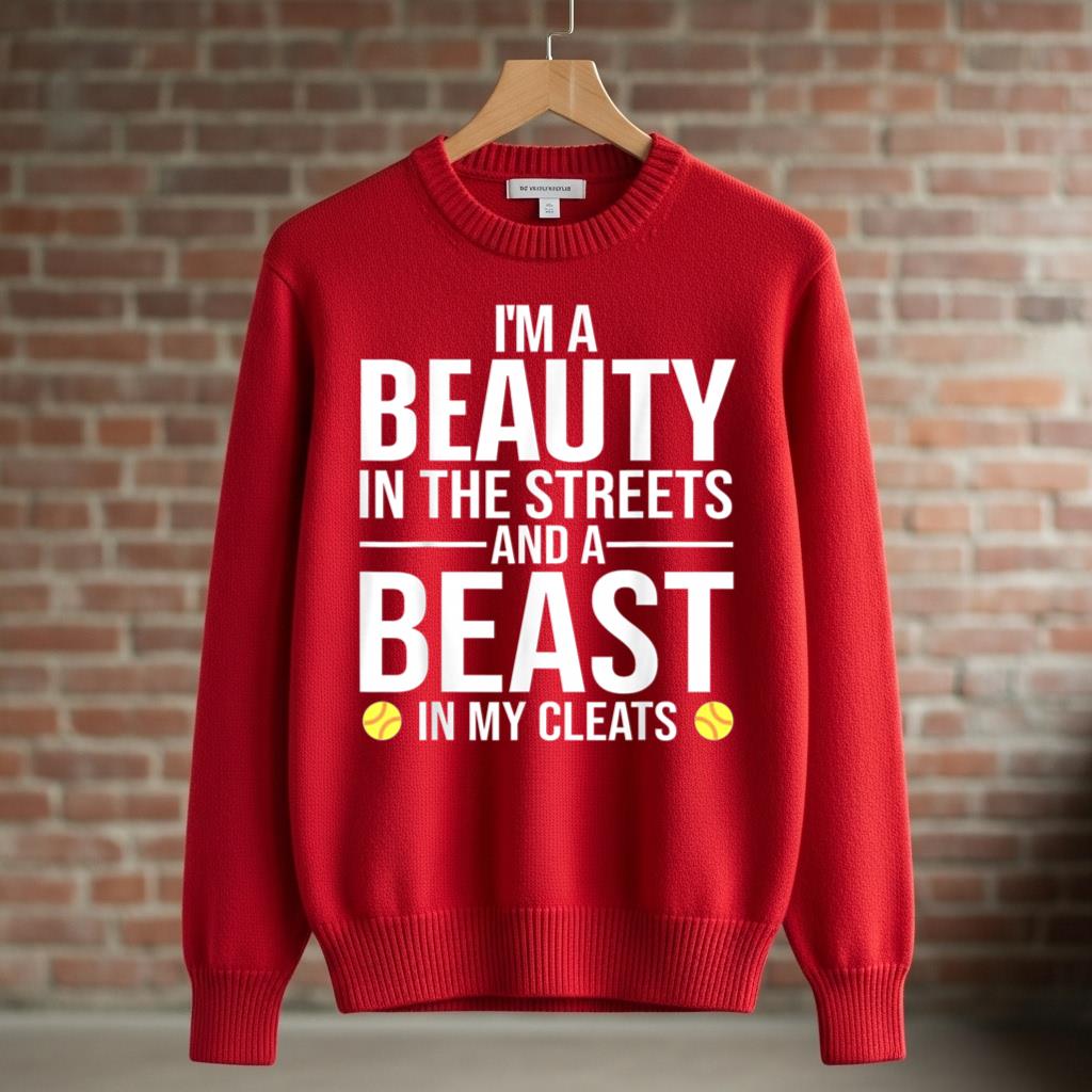 Funny Softball Design For Women Girls Softball Team Player - Image 3