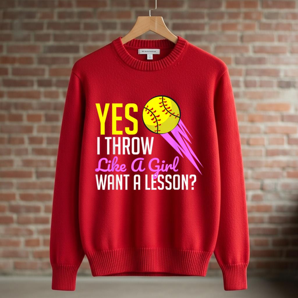 Funny Softball Game Player Sports Lover Gift For Women Girls 1 - Image 3