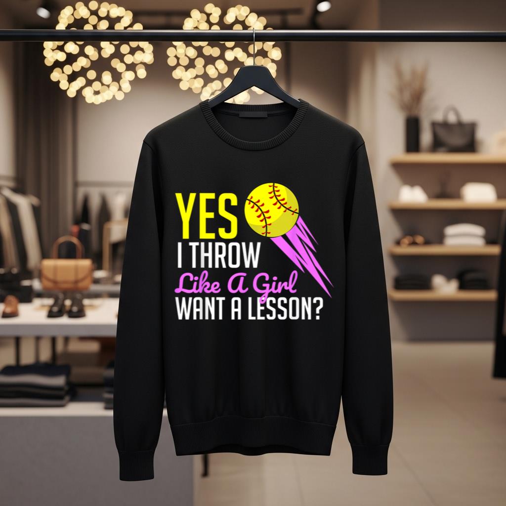 Funny Softball Game Player Sports Lover Gift For Women Girls