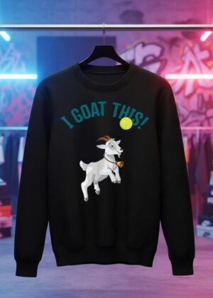 Funny Tennis I Goat this Ball Goat Lover & Tennis Player