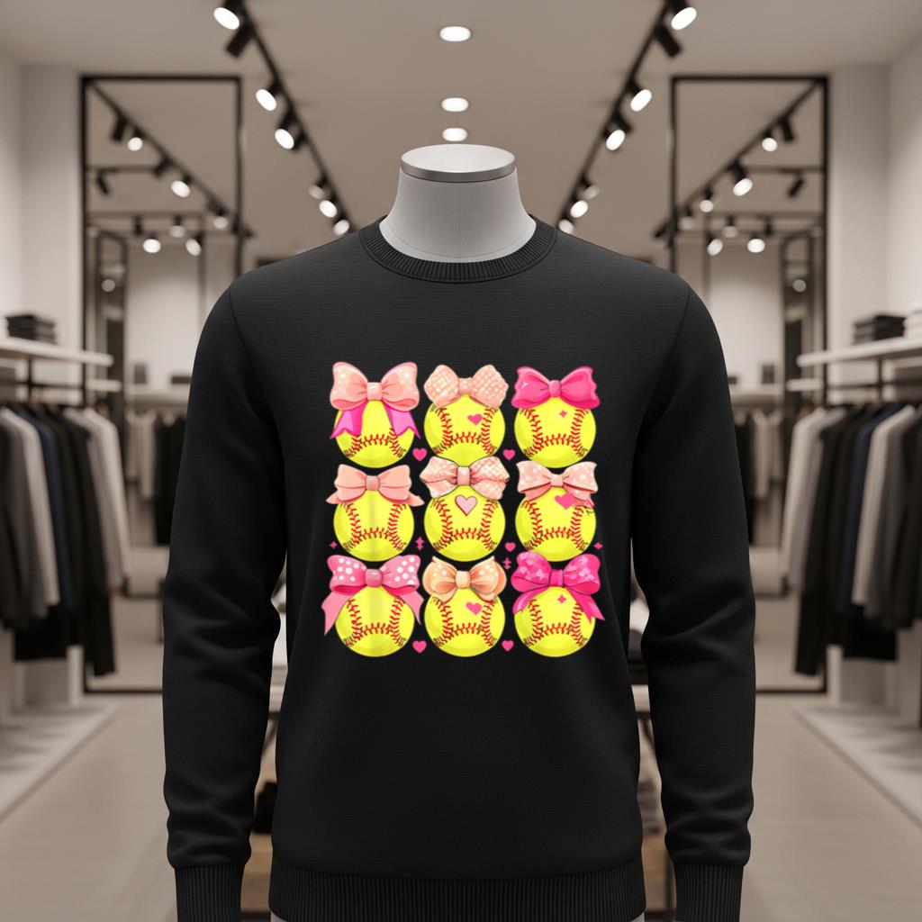 Girls Softball Shirt Pink Toddler Softball Tee - Image 2