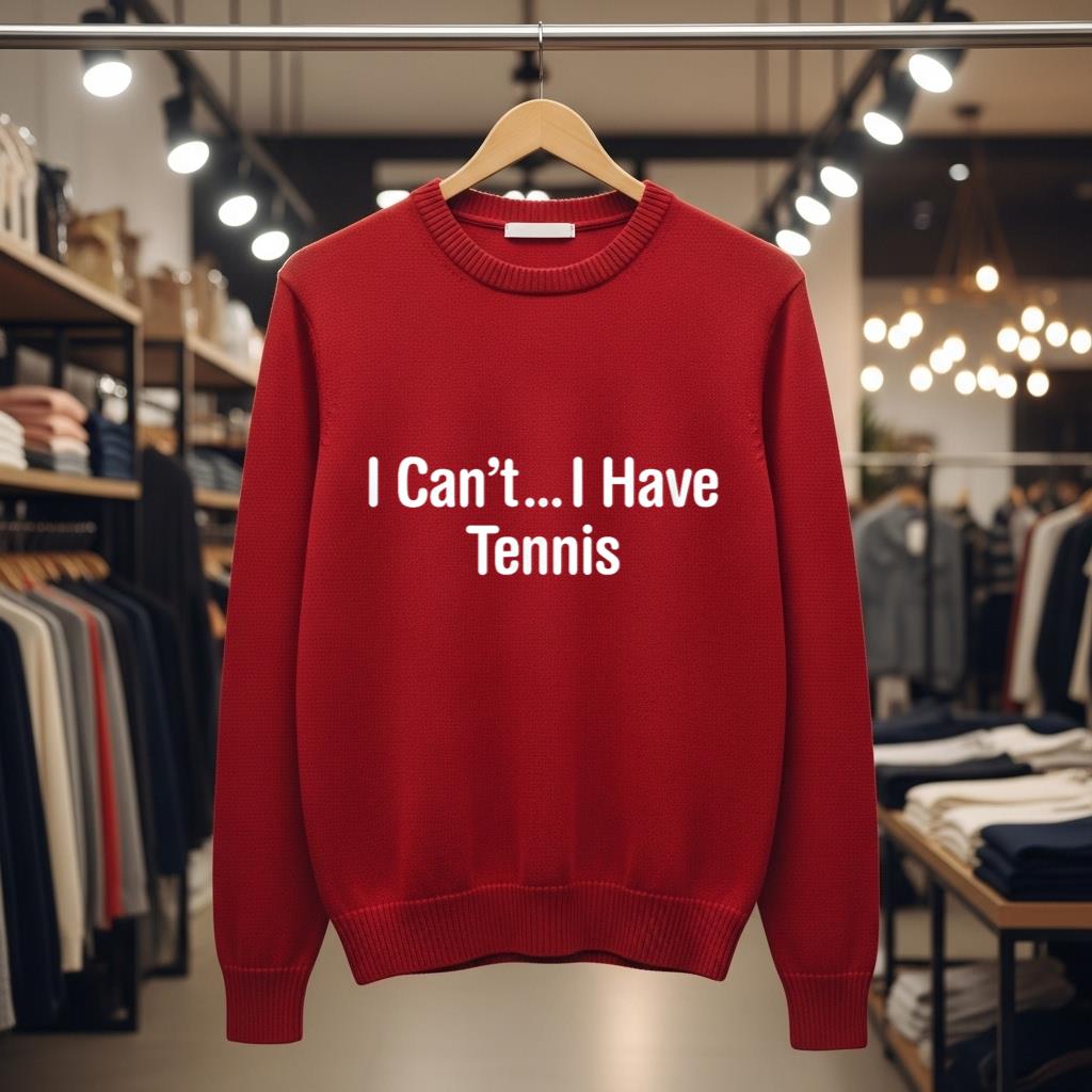 I Can't I Have Tennis Funny Tennis - Image 3