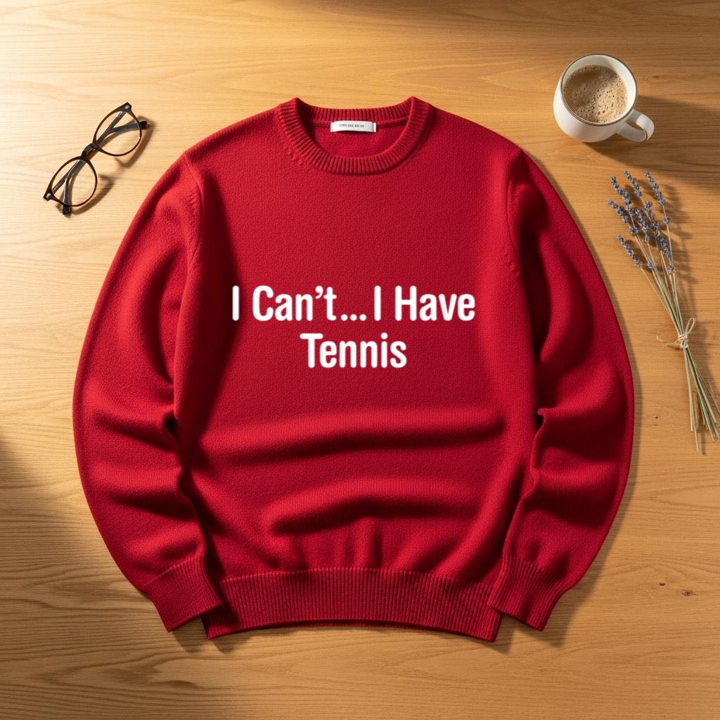 I Can't I Have Tennis Funny Tennis - Image 4