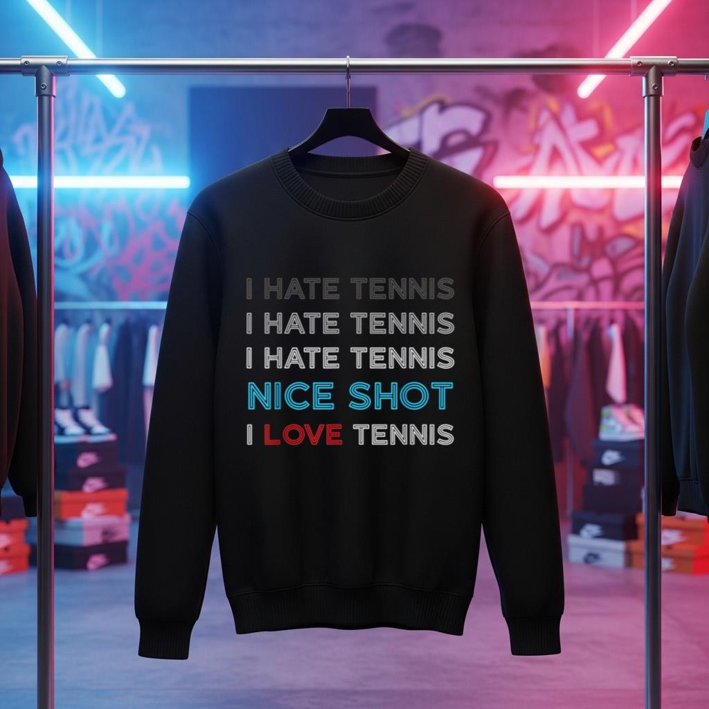 I Hate Tennis I Hate Tennis I Hate Nice Shot I Love Tennis