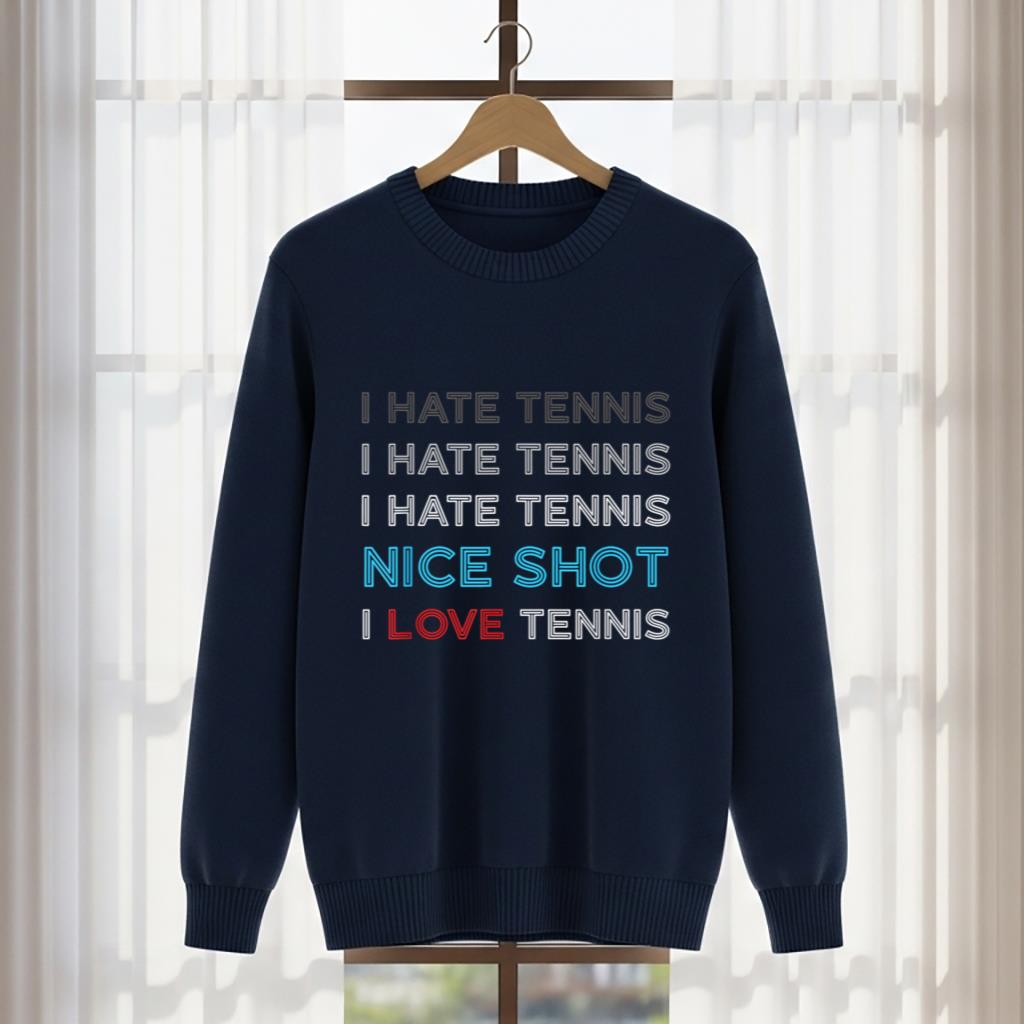 I Hate Tennis I Hate Tennis I Hate Nice Shot I Love Tennis - Image 5