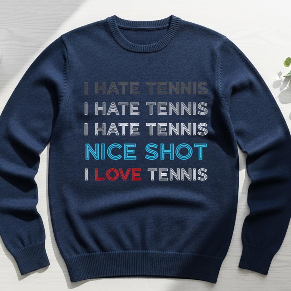 I Hate Tennis I Hate Tennis I Hate Nice Shot I Love Tennis - Image 6