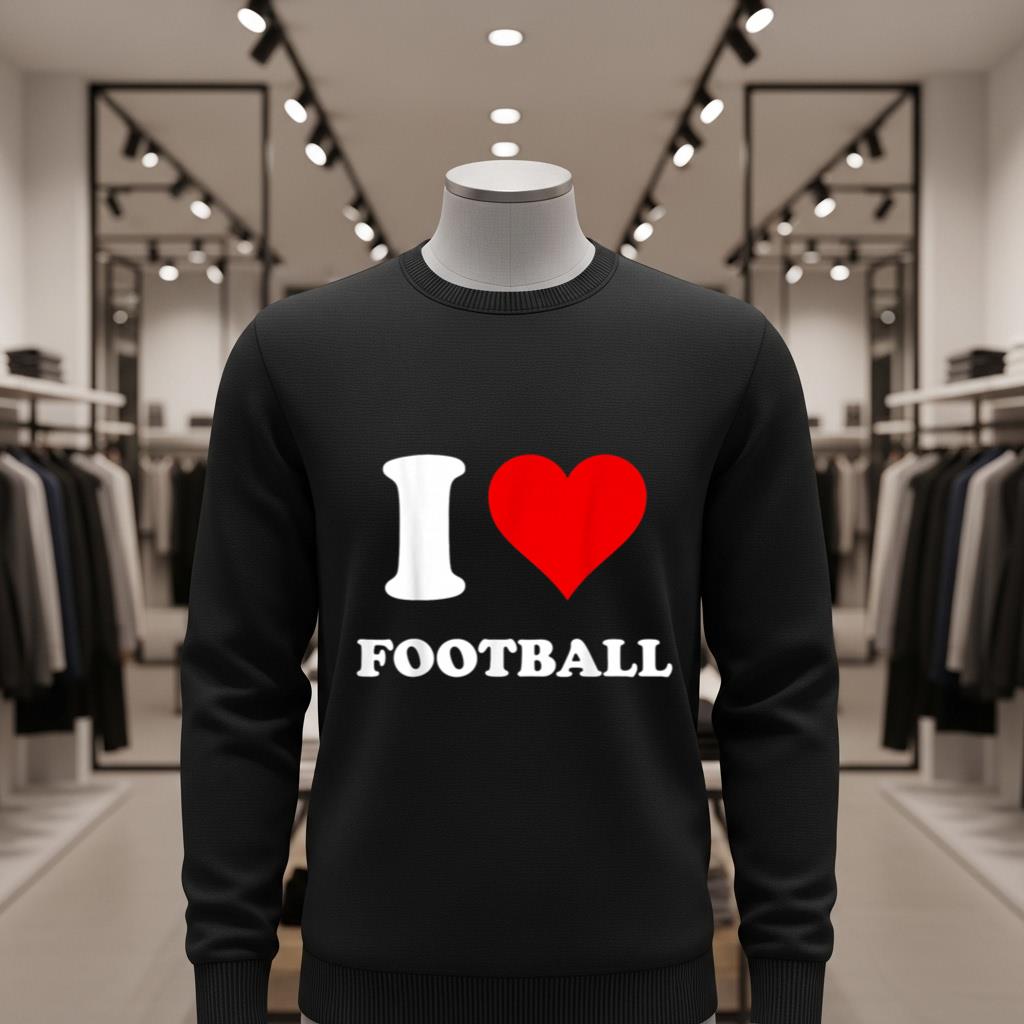 I Heart Football I Love Football - Image 2