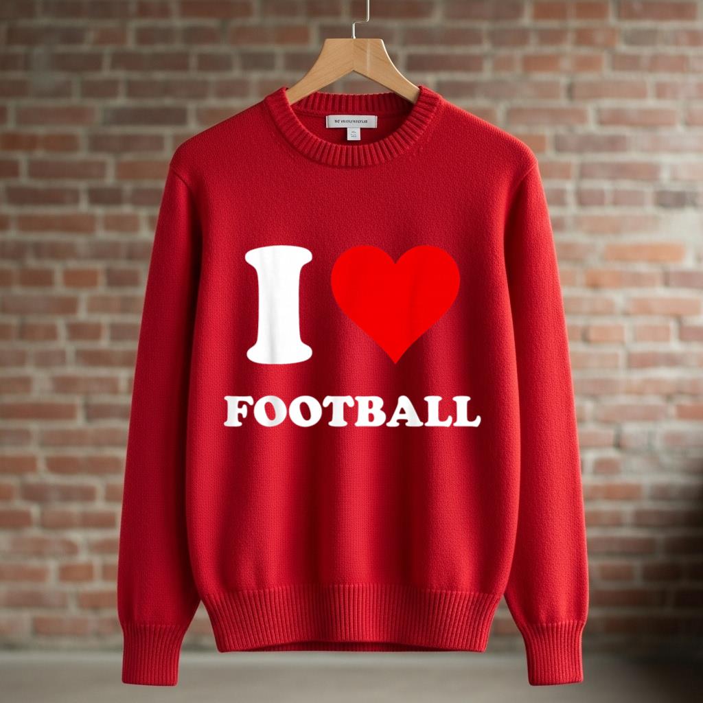 I Heart Football I Love Football - Image 3