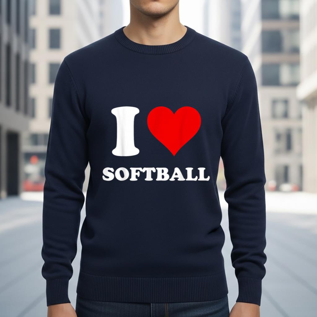 I Heart Softball I Love Softball - Image 6