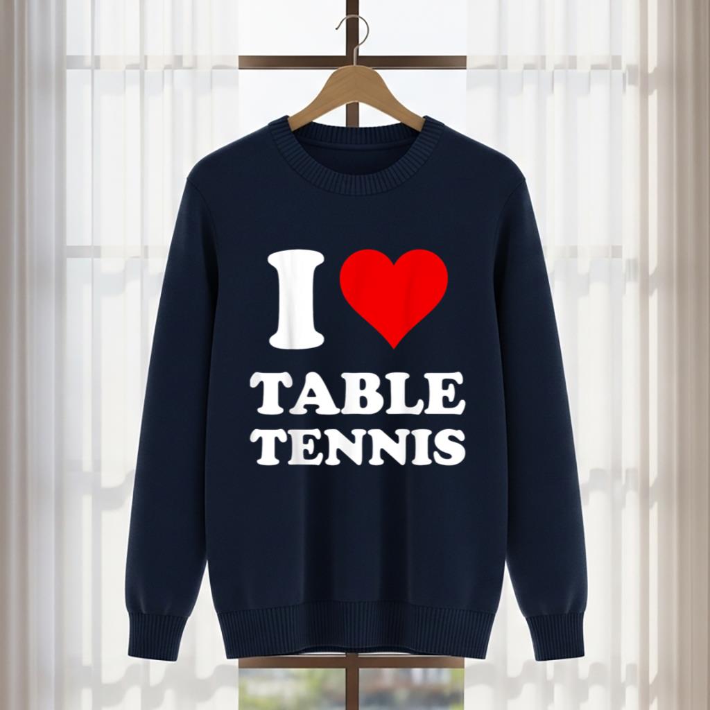 I Heart Table Tennis I Love Table Tennis - Image 5