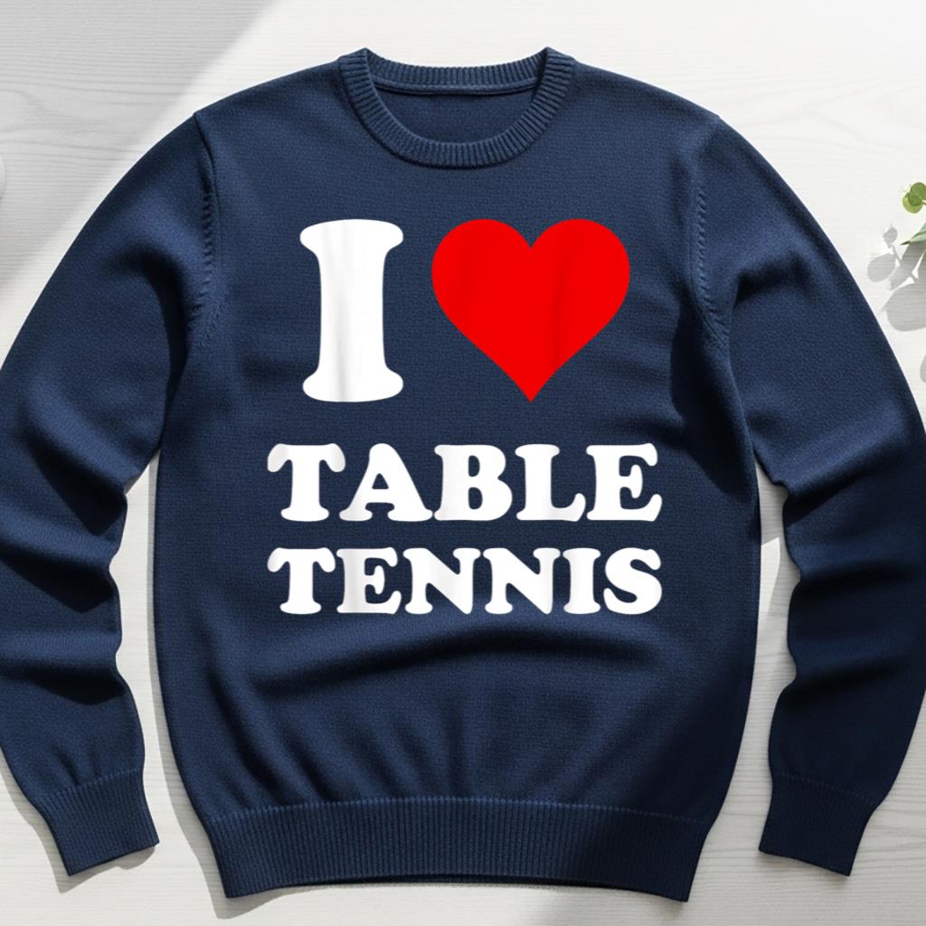 I Heart Table Tennis I Love Table Tennis - Image 6
