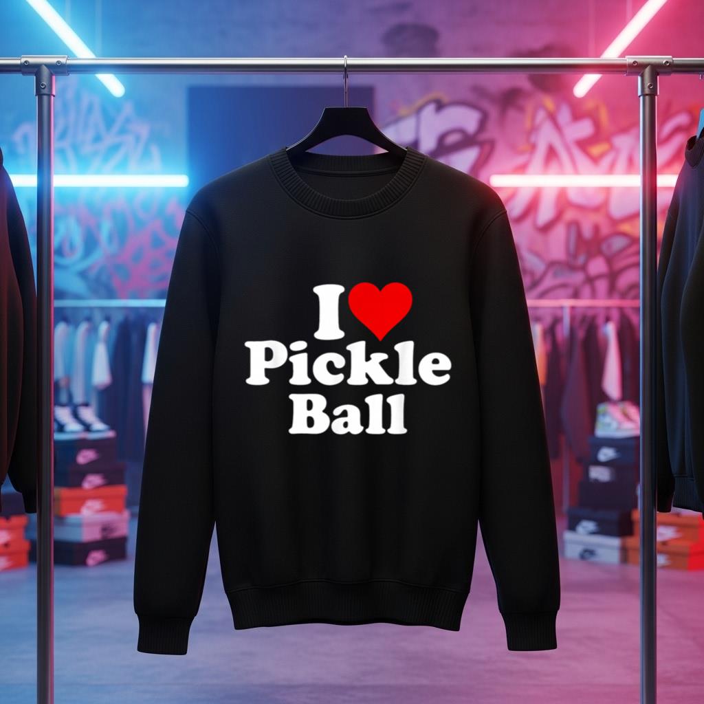 I LOVE HEART PICKLE BALL PICKLEBALL