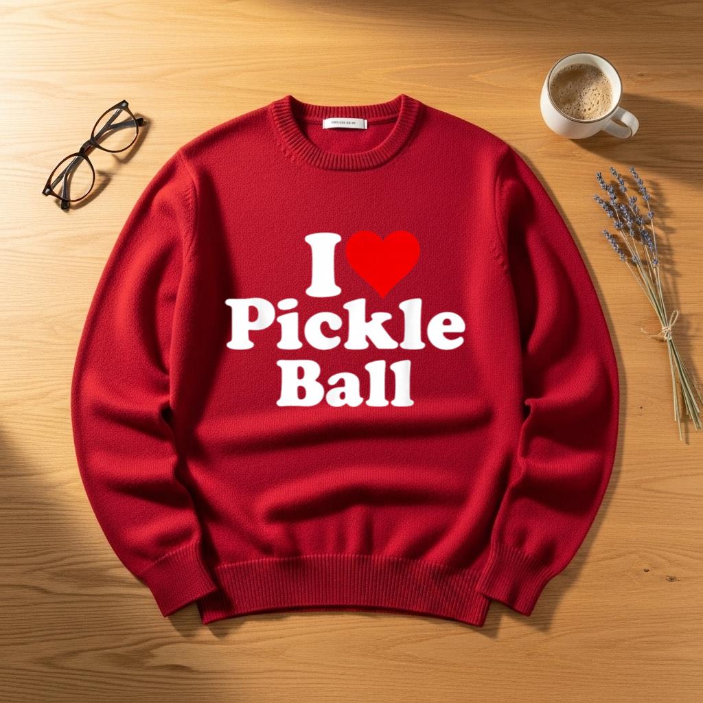 I LOVE HEART PICKLE BALL PICKLEBALL - Image 4