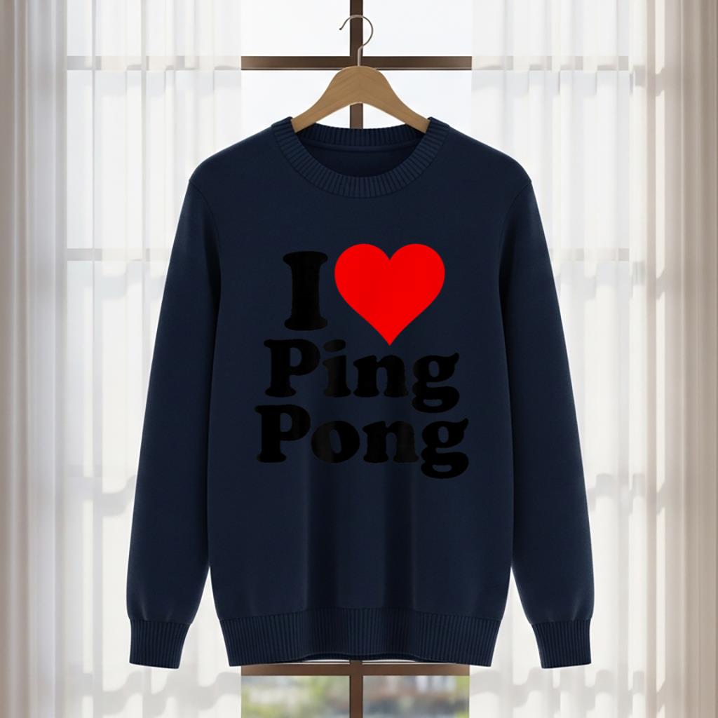 I LOVE HEART PING PONG TABLE TENNIS - Image 5