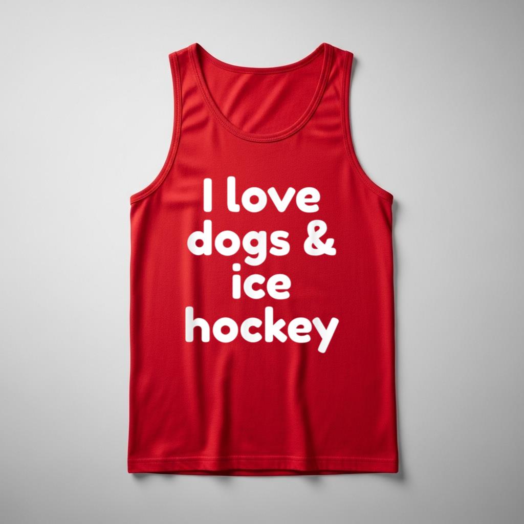 I Love Dogs And Ice Hockey - Image 3