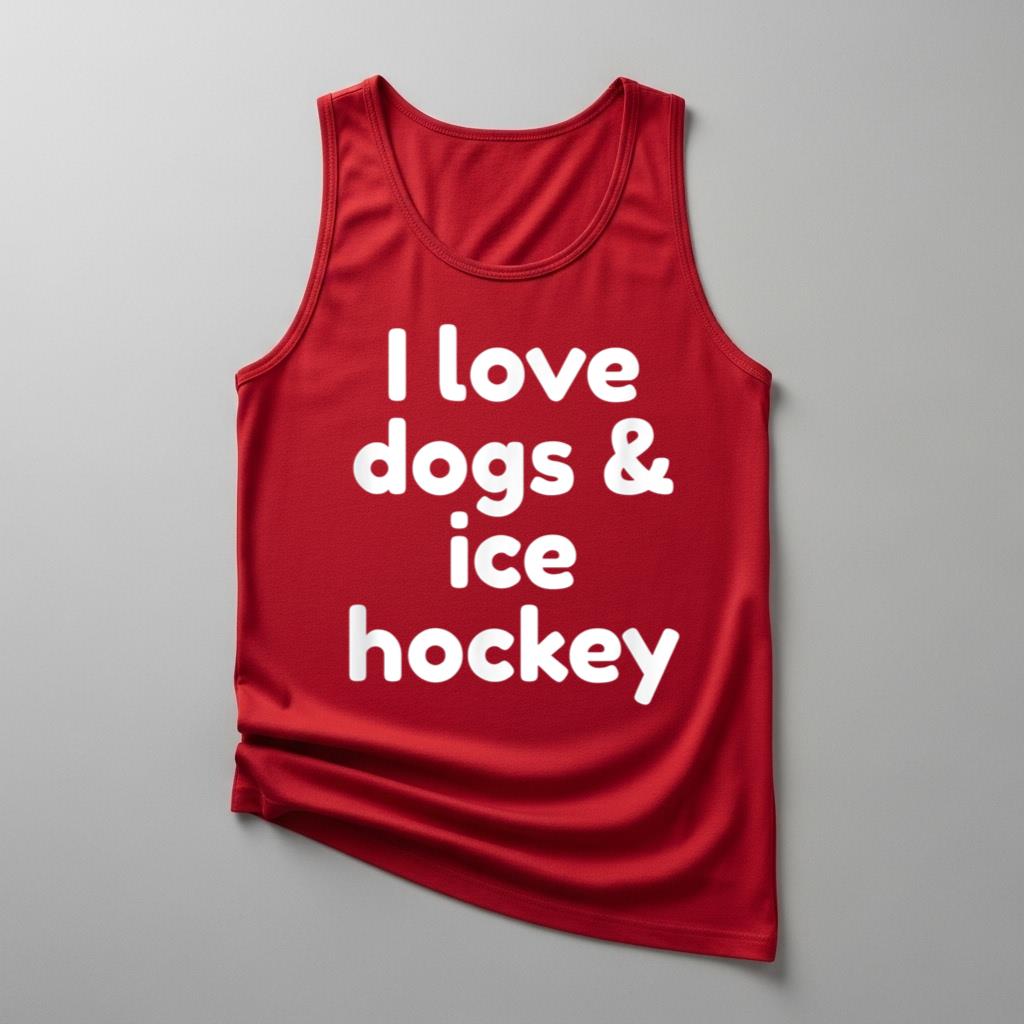 I Love Dogs And Ice Hockey - Image 4