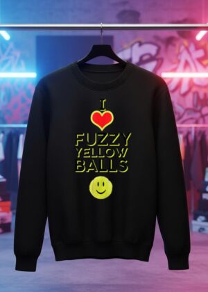 I Love Fuzzy Yellow Balls Tank Top