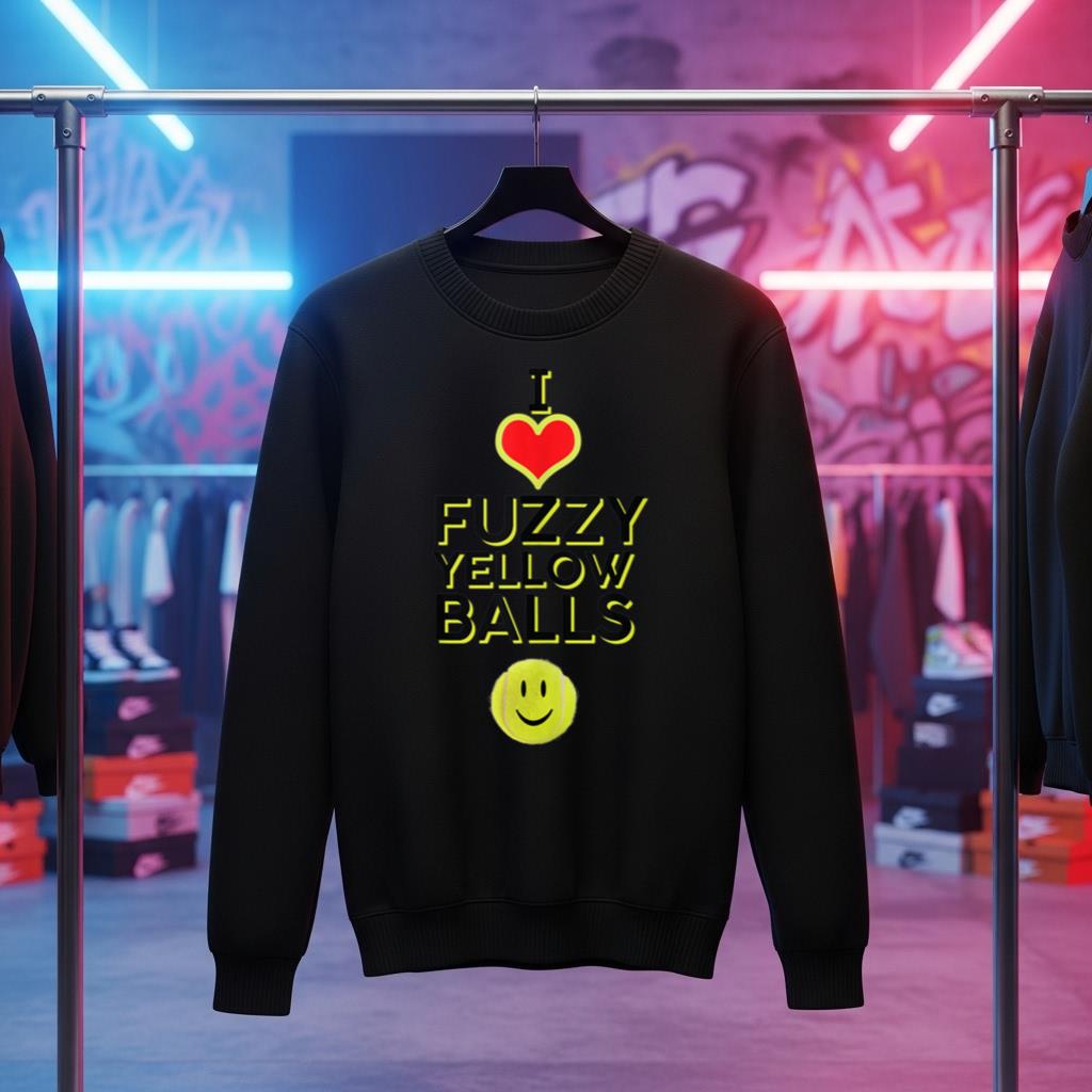 I Love Fuzzy Yellow Balls Tank Top