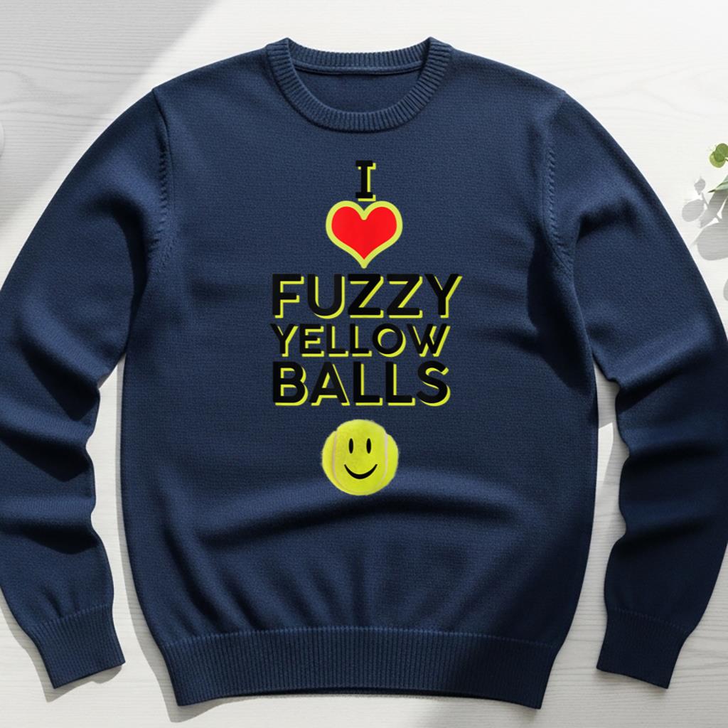 I Love Fuzzy Yellow Balls Tank Top - Image 6