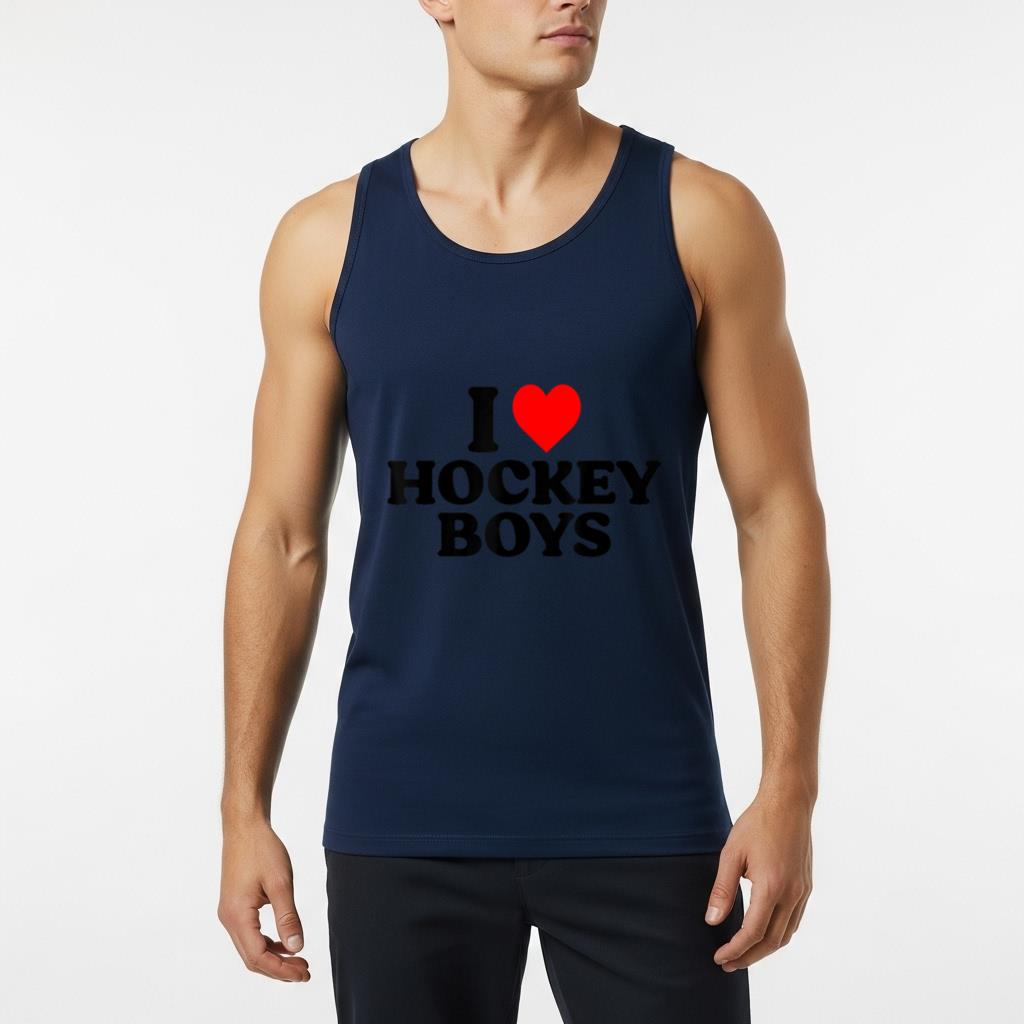 I Love Hockey Boys Heart - Image 6