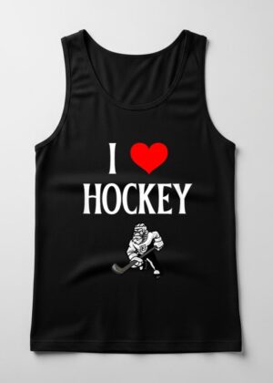 I Love Hockey I Heart Hockey Funny Ice Hockey Lover 1