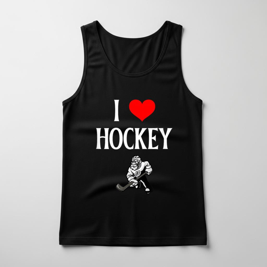I Love Hockey I Heart Hockey Funny Ice Hockey Lover 1