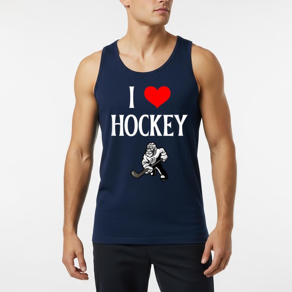 I Love Hockey I Heart Hockey Funny Ice Hockey Lover 1 - Image 6