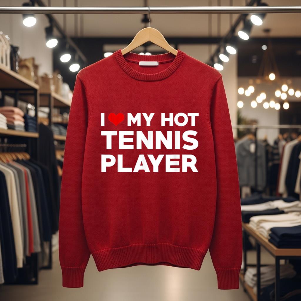 I Love My Hot Ping Pong Player Husband Wife Boyfriend - Image 3