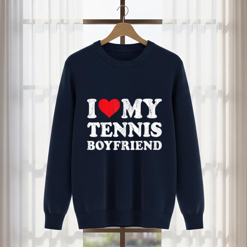I Love My Tennis Boyfriend Funny Girlfriend Valentines - Image 5