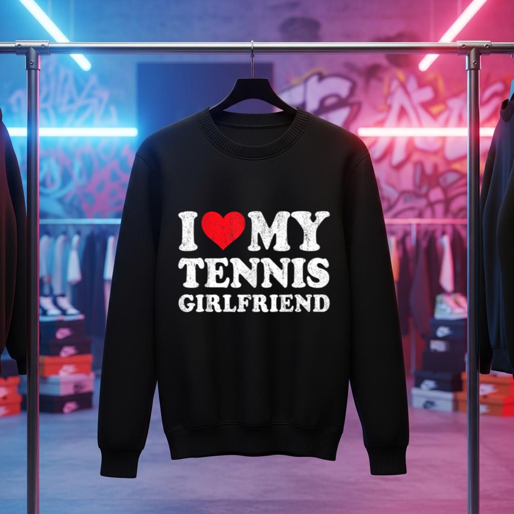 I Love My Tennis Girlfriend Funny Boyfriend Valentines