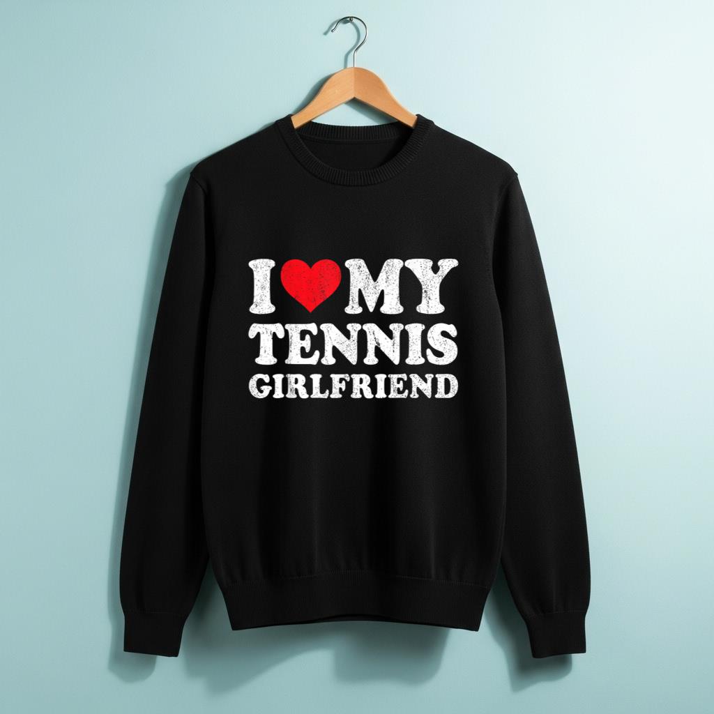 I Love My Tennis Girlfriend Funny Boyfriend Valentines - Image 2