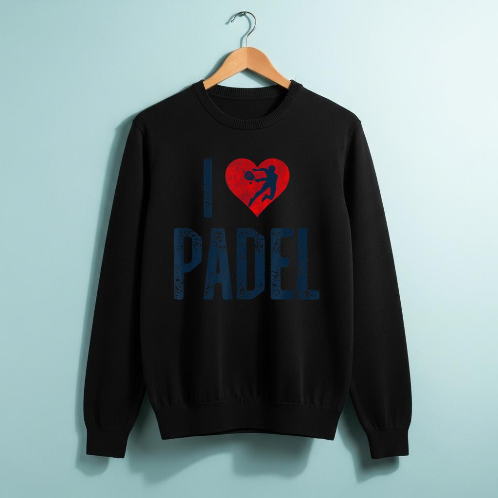 I Love Padel Saint Valentine Paddle Tennis Player - Image 2
