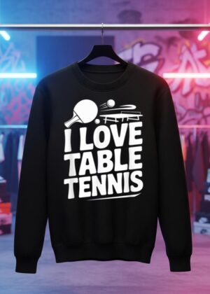 I Love Table Tennis Fun Paddle Sport Design