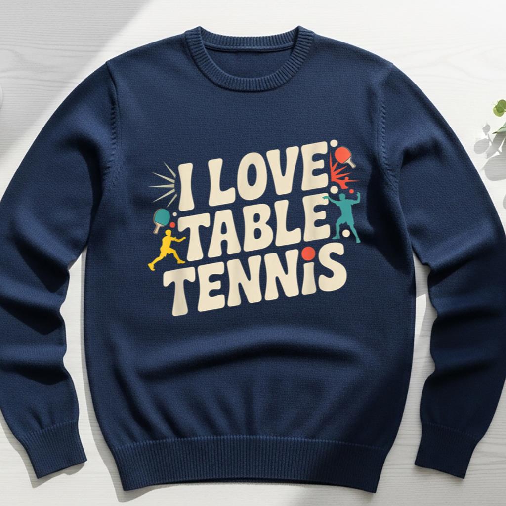 I Love Table Tennis Fun Ping Pong Passion - Image 6