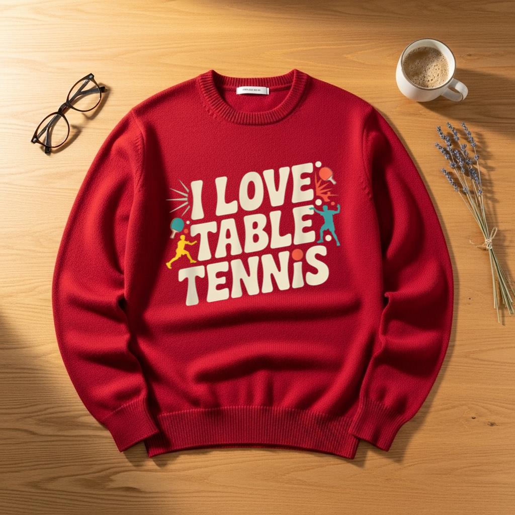 I Love Table Tennis Fun Ping Pong Passion - Image 4