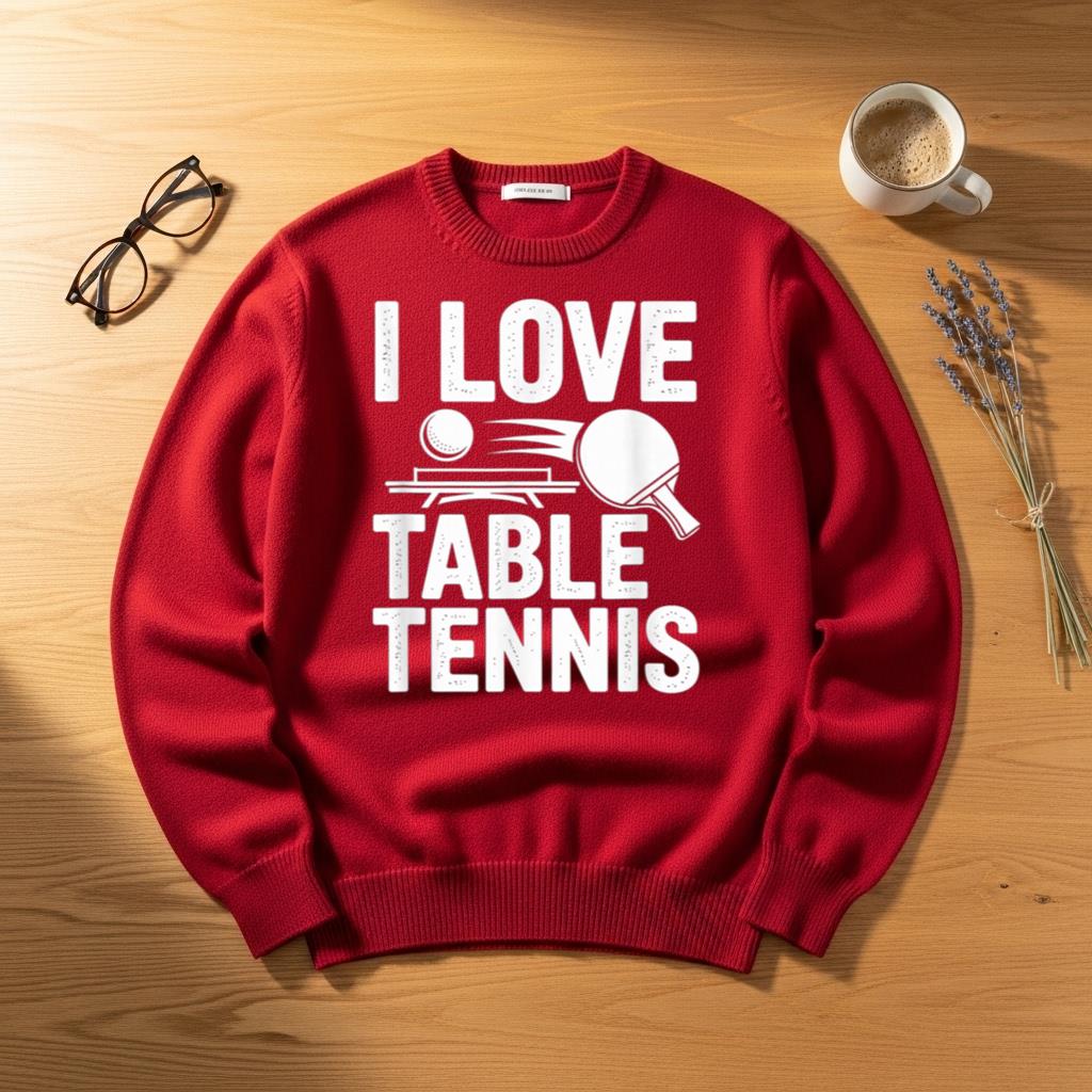 I Love Table Tennis Ping Pong Passion - Image 4