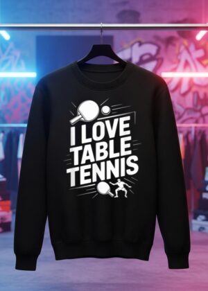 I Love Table Tennis Ping Pong Player Fun Game