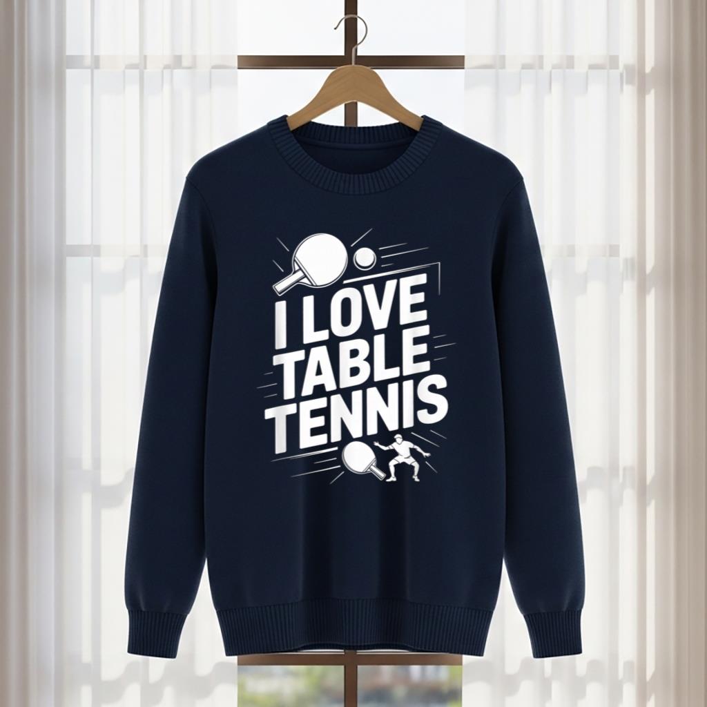 I Love Table Tennis Ping Pong Player Fun Game - Image 5