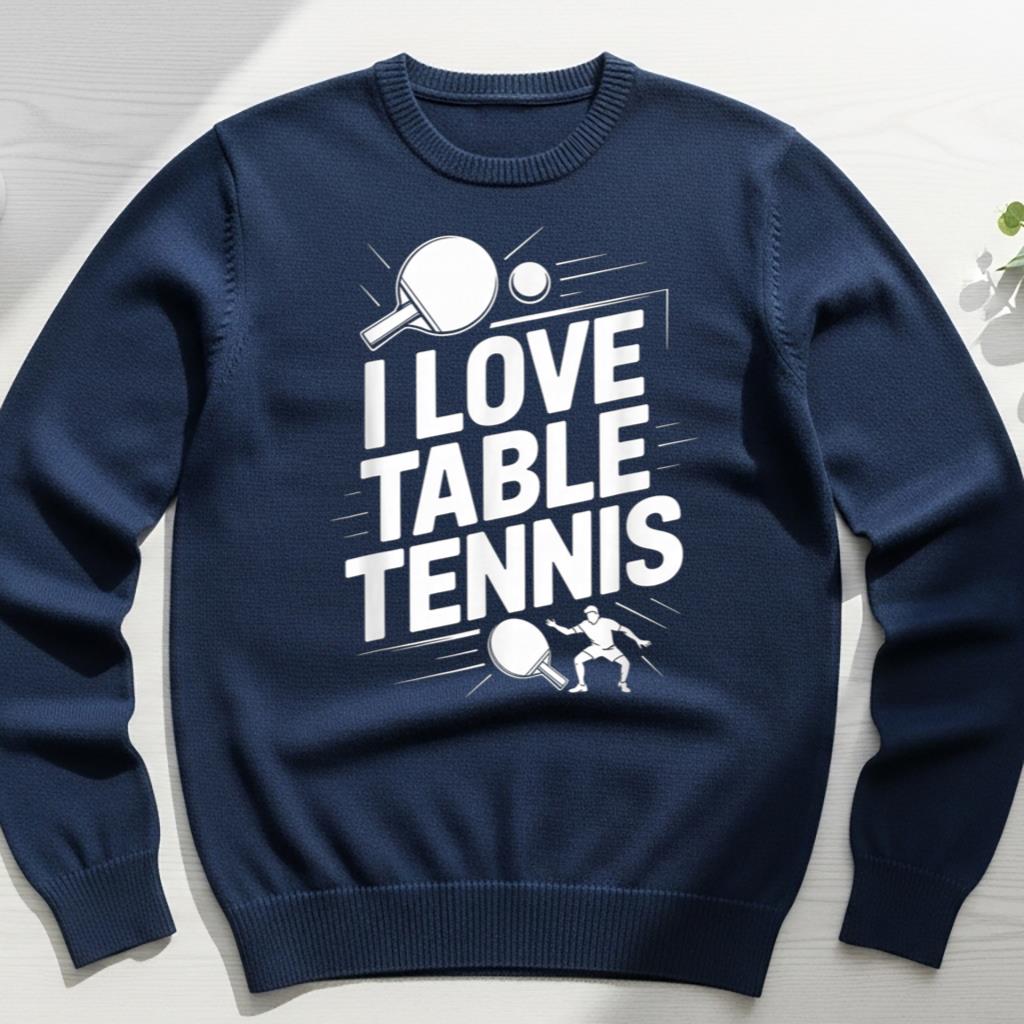 I Love Table Tennis Ping Pong Player Fun Game - Image 6