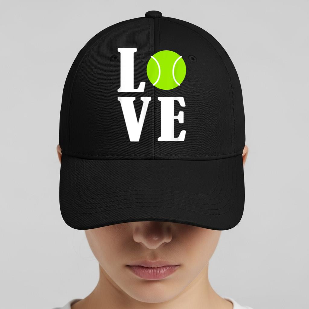 I Love Tennis 1 Cap - Image 2