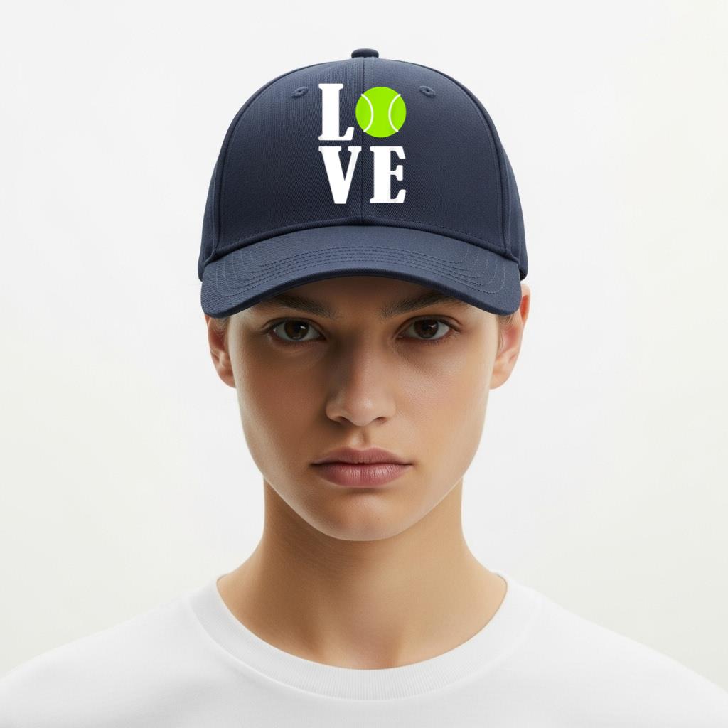 I Love Tennis 1 Cap - Image 6