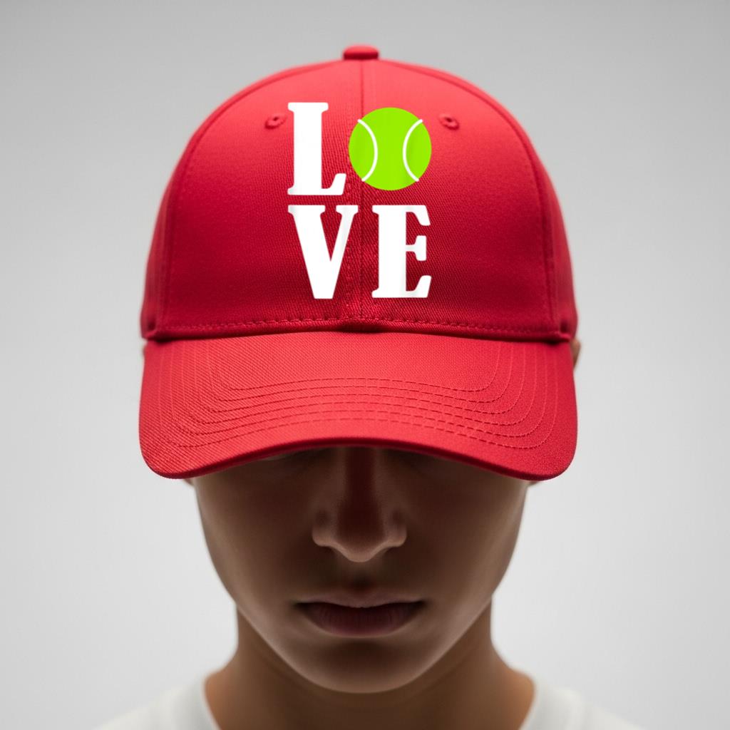 I Love Tennis 1 Cap - Image 4