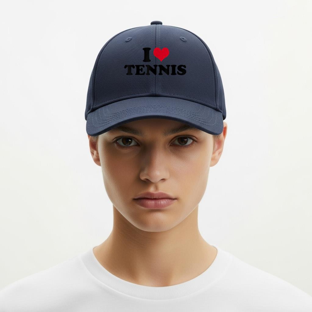 I Love Tennis 4 Cap - Image 6
