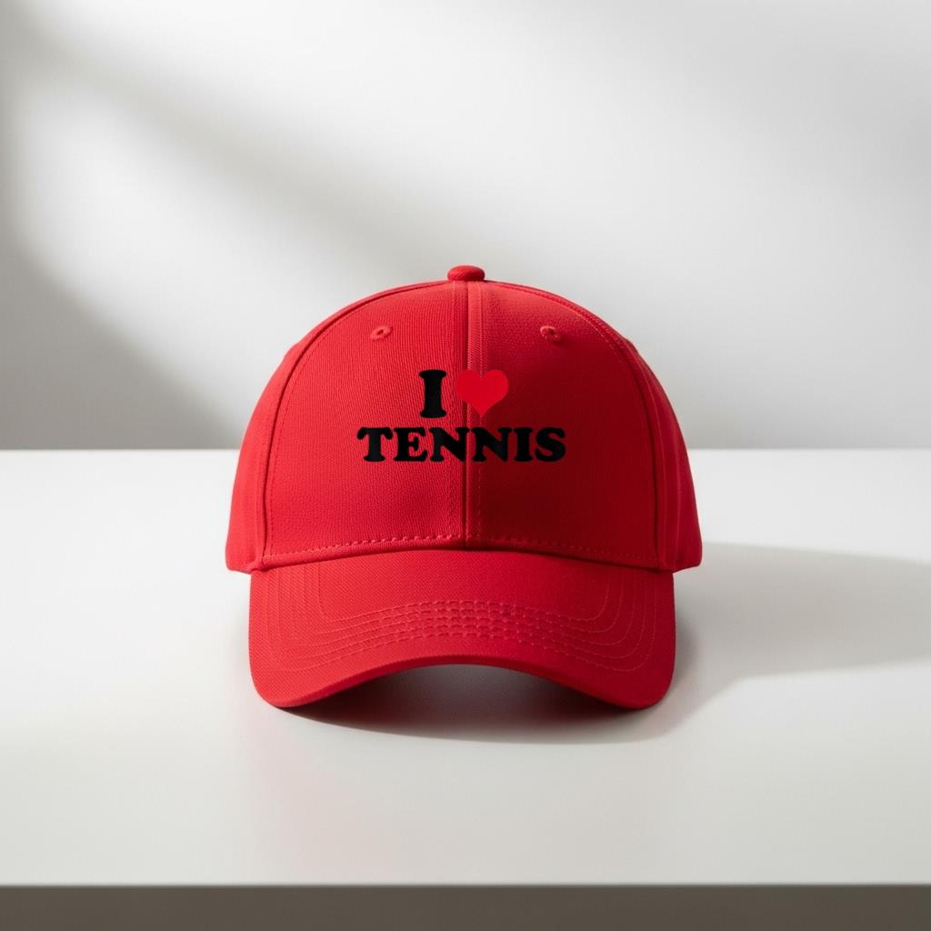I Love Tennis 4 Cap - Image 3