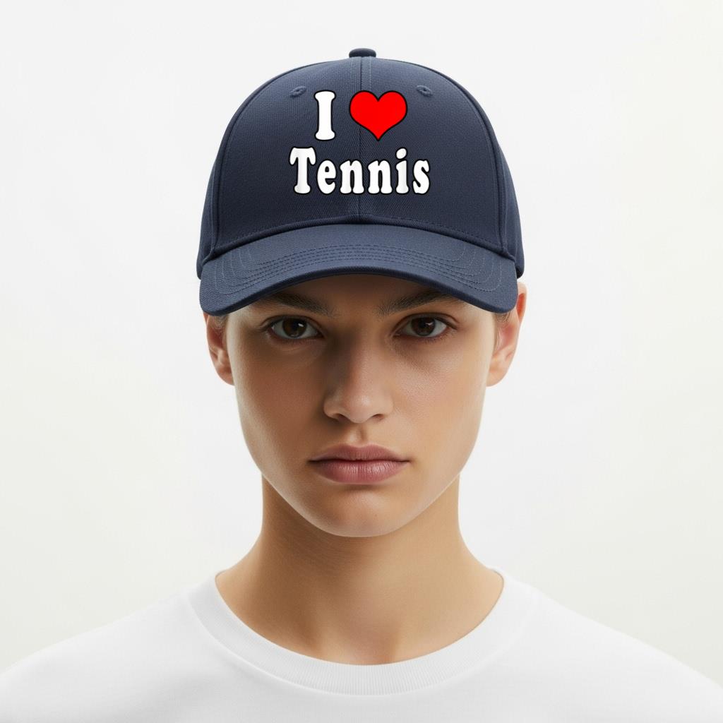 I Love Tennis 5 Cap - Image 6